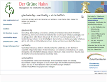 Tablet Screenshot of kirchliches-umweltmanagement.de